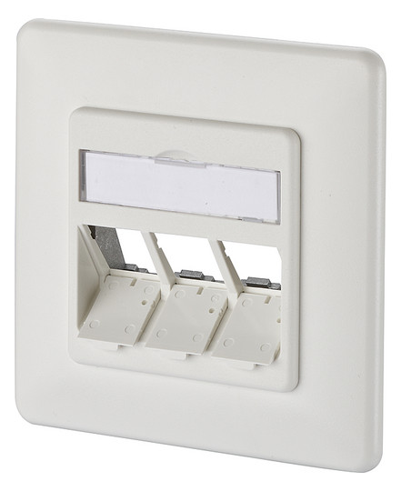 Modulaufnahme rws 3f Kanaleinb schräg RAL9010