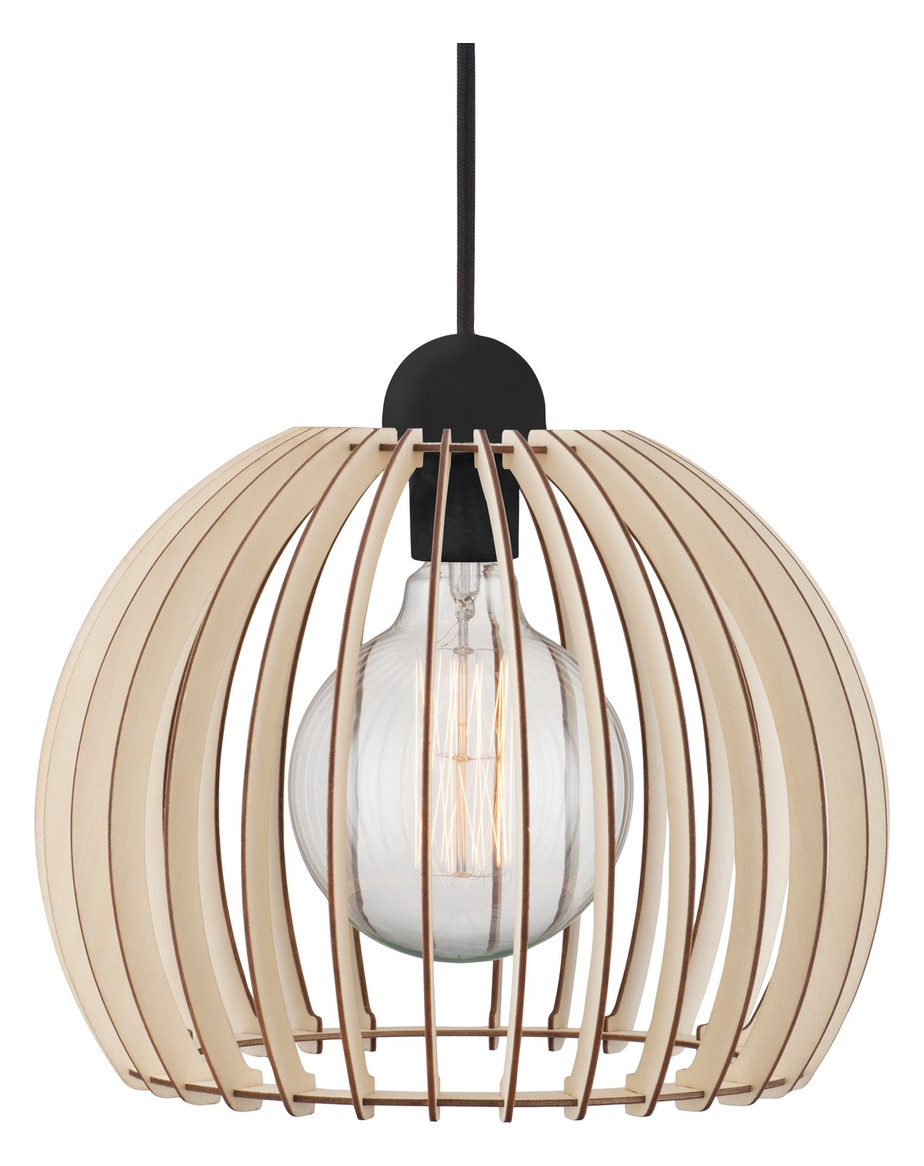 Pendelleuchte 60W Chino HV br E27 sym IP20 Ø250mm