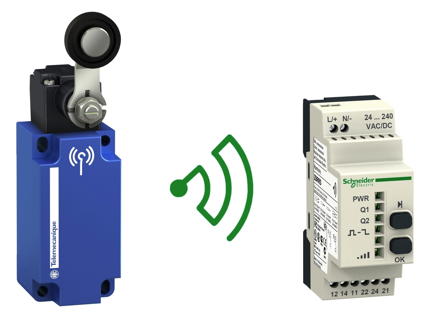 Funkempfänger 2405MHz 2k REG 2k f.Dimmer f.Pulsdr f.Rollladenschalter f.Schalter