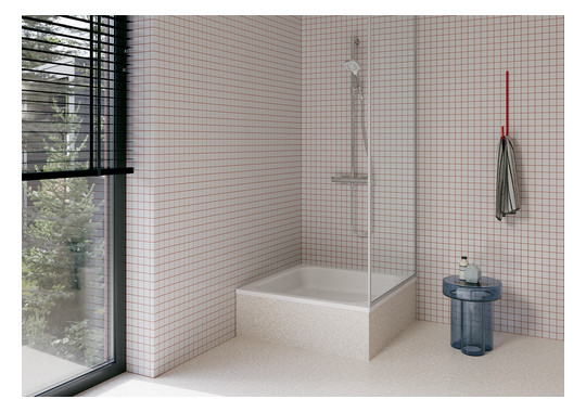 Duschwanne BetteQuinta 75x75x15cm, calypso