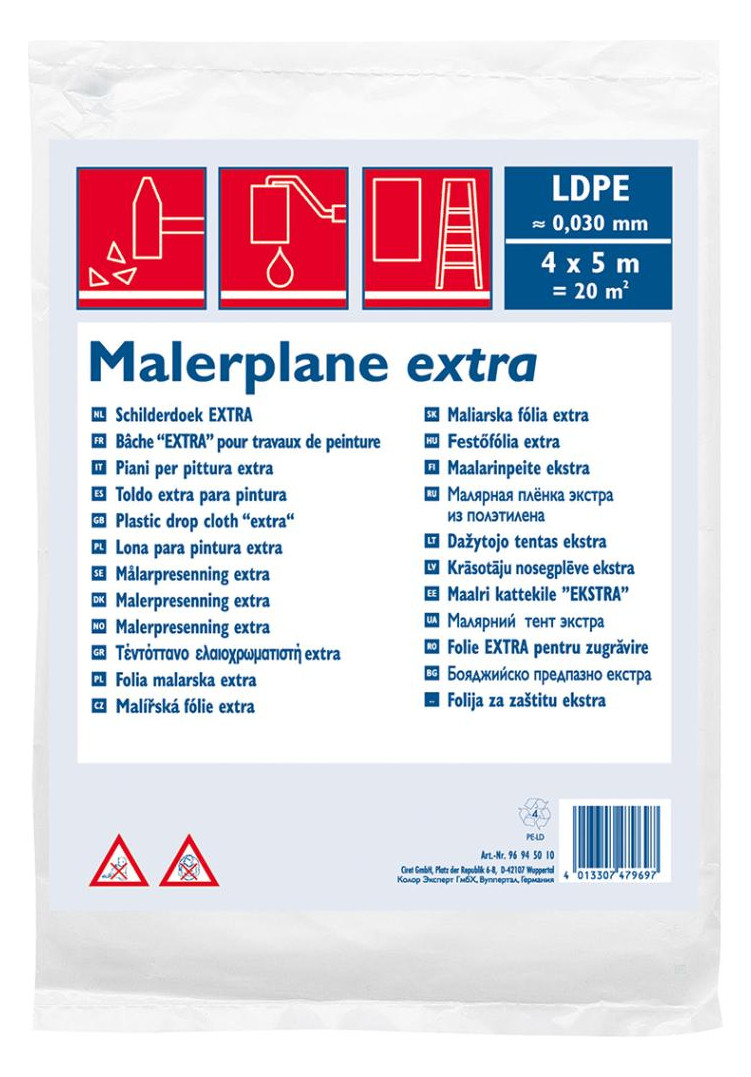 Bild Bauplane LDPE reg. 30 my 4 x 5 m translu zent - C CIRET-0