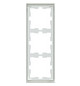 Rahmen 3f lows glz D-Life Kst f.GEB-K Unterputzmontage Thermopl