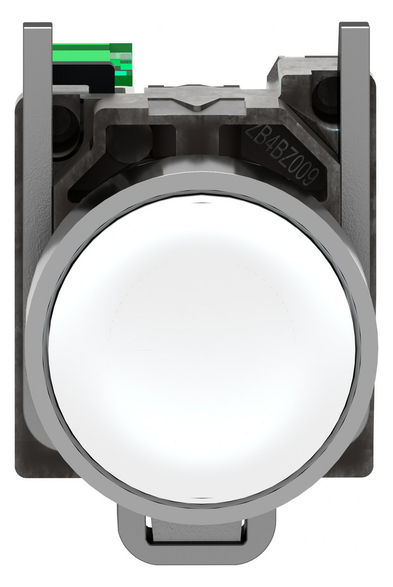 Drucktaster 1f ws rnd Ø22,5mm 1S IP30 fl Tastend