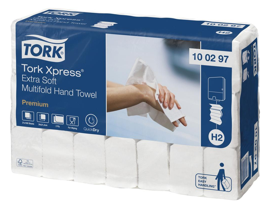 Bild Tork Xpress Premium Handtuchpapier 2-lag ig - Neutral-0