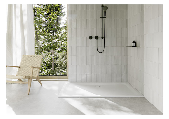 Duschwanne BetteUltra 5806 170x100x3,5cm, Glasur, Mini-Wannenträger, natura