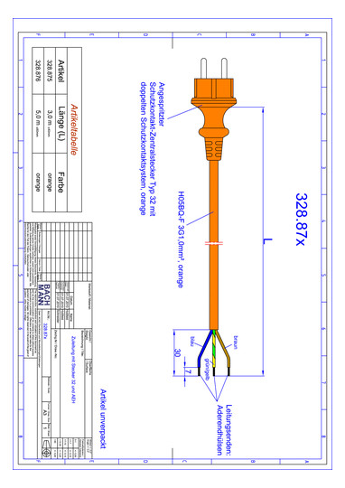 Bachmann Zuleitung H05BQ-F 3G1,0 328.875 