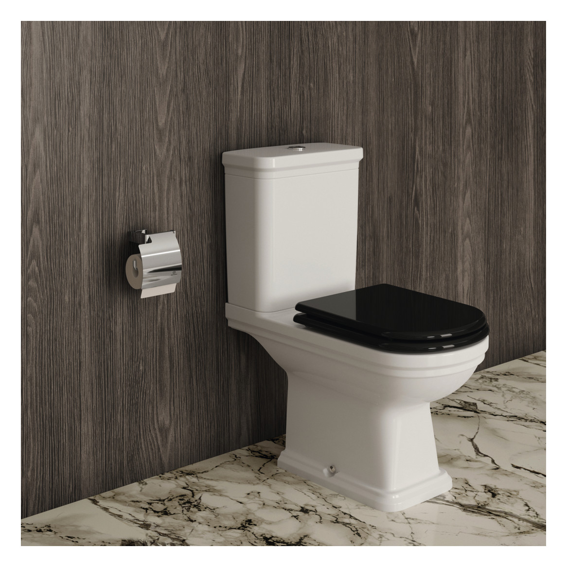 Ideal-Standard WC-Sitz Calla MDF, Scharniere Edelstahl, Softclosing, schwarz Ideal-Standard WC-Sitz Calla MDF, Scharniere Edelstahl, Softclosing, schwarz