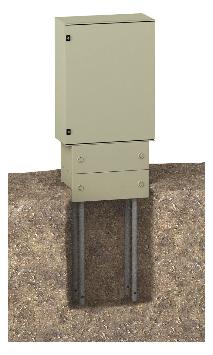 Standfuß Arbeitsplatte 750x180x900mm Kst gr