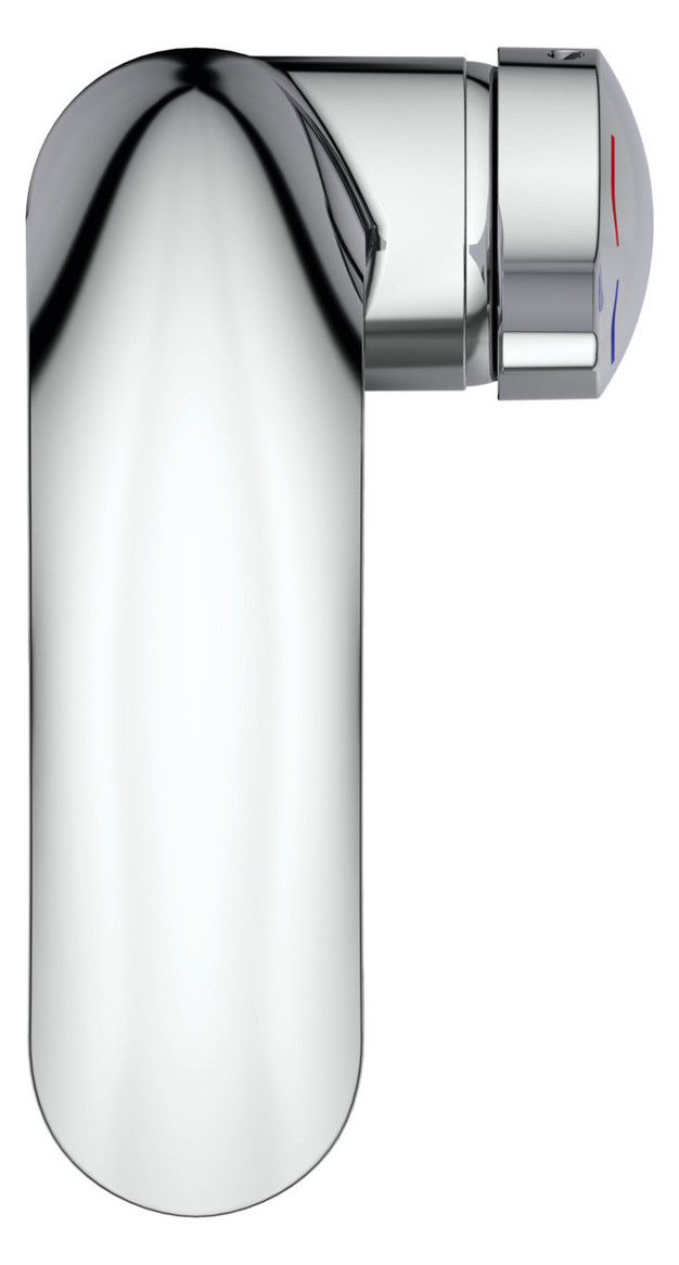 Ideal-Standard Waschtisch-Einhebelmischer Melange verlängerter Sockel, ohne Ablaufgarnitur, verchromt