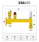 Caleffi Gefäßanschlussgruppe 3/4"x3 bar, Messing, mit Schnellkupplung bis 20 kW