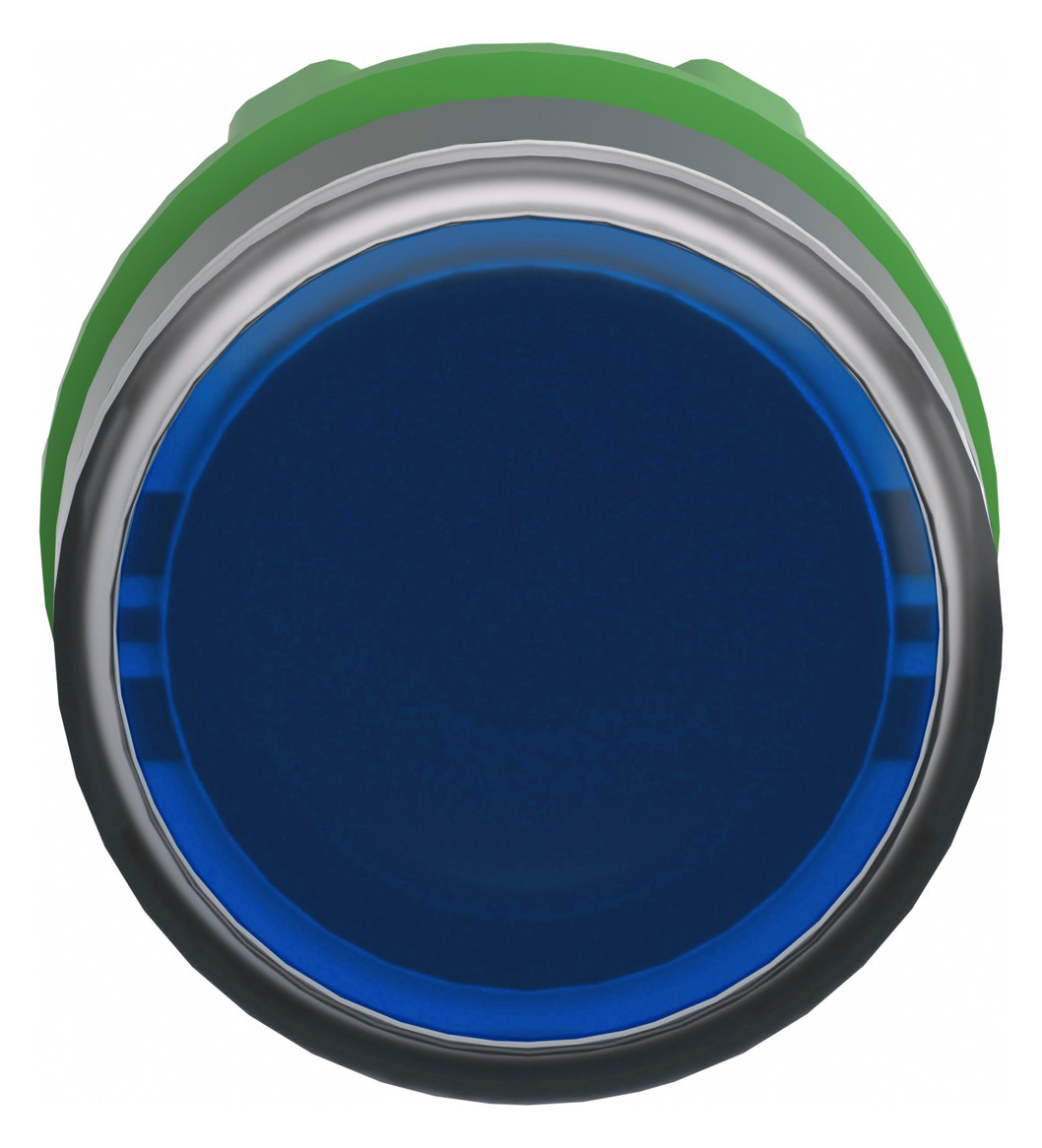 Drucktaster Front 1f bl bel.b Ø22mm rnd IP66 Geeignet für Beleuchtung Tastend