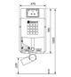 Burda WC-Element Kombiset mit UP-Spülkasten Geberit Sigma