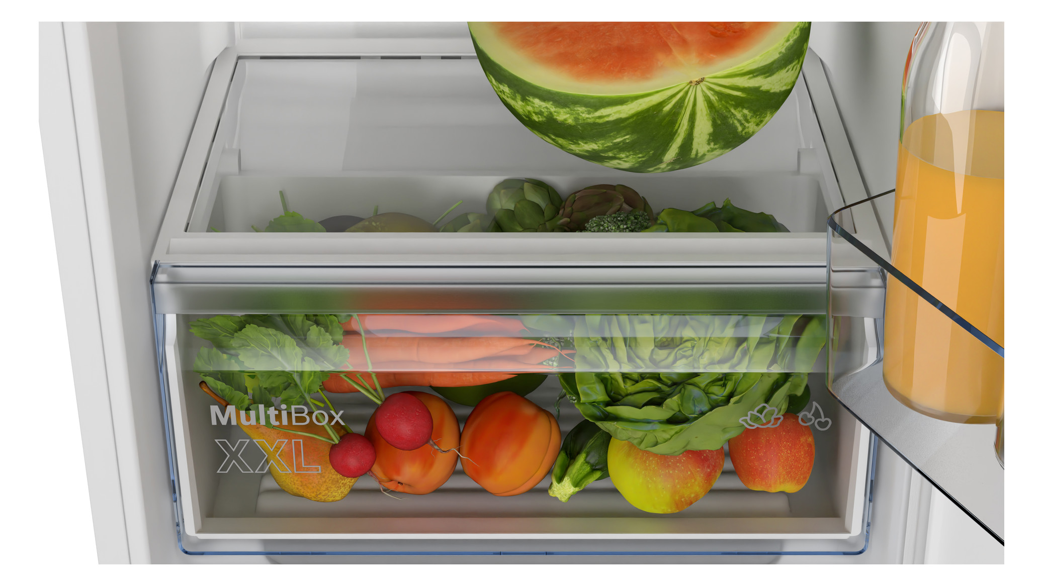 Kühlschrank EB E 204l N1225mm integr ws Schlepp 101kwh B541mm H1221mm