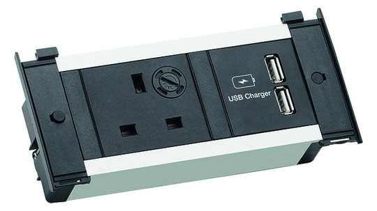 Bachmann KAPSA 1xUK 1xUSB        927.257 