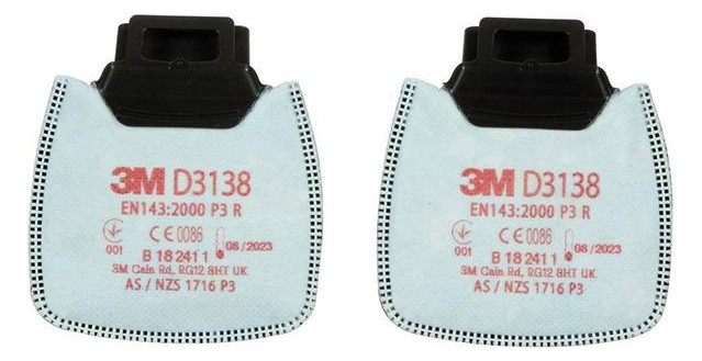 Bild Partikelfilter D3138, P3R mit Aktivkohle 3M-0