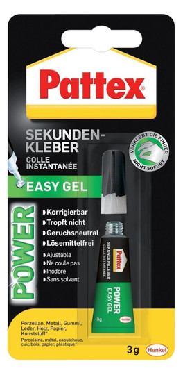 Pattex-Sekundenkleber Power Easy Gel PSPS2 - 3 g