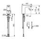 Infrarot-Waschtisch-Armatur HANSAELECTRA chrom, Batteriebetrieb, Ausladung 123mm