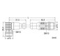 Sensor-Aktorkabel 3p 2m Serie 756 M12 Female abgew Polyurethan (PUR) hfr