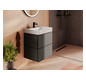 hansgrohe Waschtisch Xanuia Q 600x480mm, mit Hahnloch/Überlauf, weiß