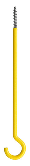 Schraubhaken ST f/vz Ø20mm kstummant Kunststoffummantelt 120mm