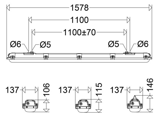 Schuch 161PX 15L60/1 MA LED-   161400056 