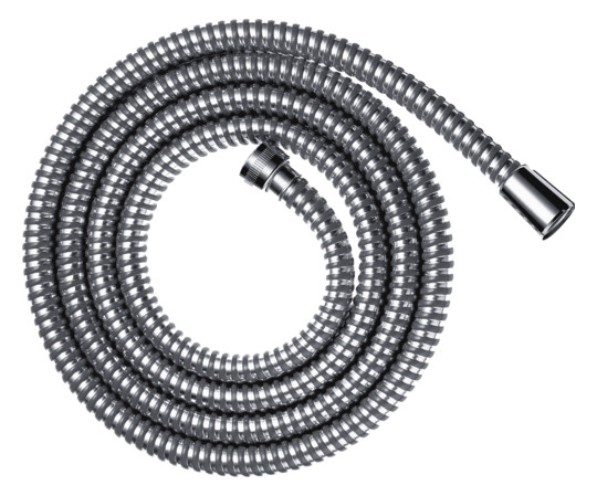 hansgrohe Brauseschlauch Metaflex 1250 mm, mit Spiralwicklung, chrom