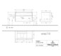 V&B Waschtischunterschrank Collaro 100x54,8x50cm, Waschtisch links, LED-Beleuchtung 7,3 W, white matt