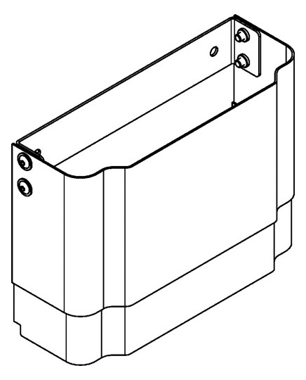 AR Gehäuseverlängerung, F5, Edelstahl, f. DUPA Edelstahl, 110-170 mm