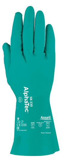 Ansell-Chemikalienschutzhandschuh Alpha Tec 58-330 - Gr.10