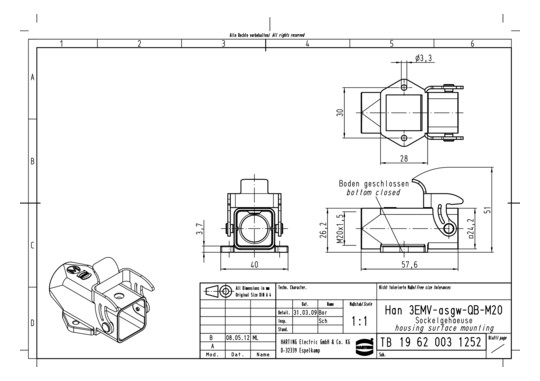HART Han 3EMV-asgw-QB-M20    19620031252 