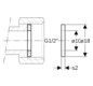 Geberit Flachdichtung Mapress Ø 10 mm, G 1/2, schwarz, EPDM