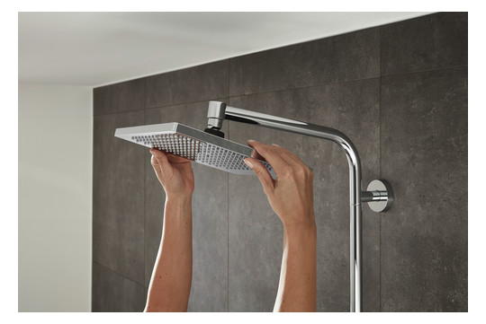 hansgrohe Showerpipe Crometta E mit Thermostat, 1jet, chrom
