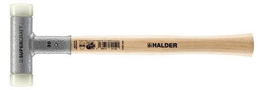 HALDER-Supercraft-Schonhammer 30 mm, mit Hickorystiel