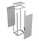 Standschrank ST IP55 B800xH2000xT600mm pulverbesch RAL7035 Koppelbar