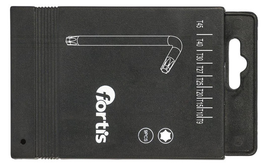 fortis-Torx-Winkelschraubendreher- Satz im Schiebekasten...