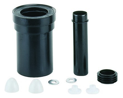 Dallmer Wand-WC-Anschluss-Set 786 DN 90, Polypropylen, hochschlagfest, schwarz