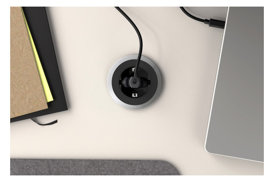 Bachmann PIX 1xSchuko sw 2,0m    926.001 