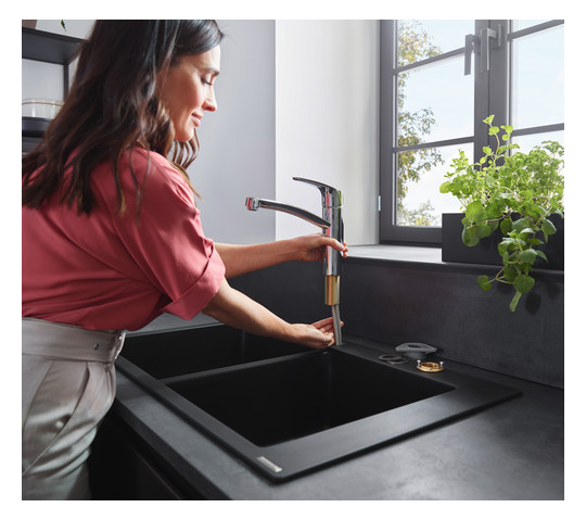 hansgrohe Spültisch-Einhebelmischer 160 Focus M41 1jet, chrom