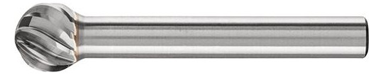 PFERD-HM-Frässtift Kugel KUD - 10x9mm, INOX, Schaft 6mm