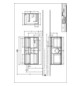 V&B Waschtisch-Unterschrank Wandbeleuchtung Finion 120x60,3cm, Abdeckplatte white matt, Walnut veneer