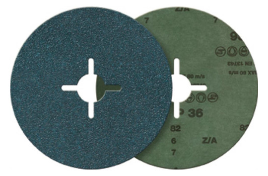 fortis-Fiberschleifscheibe, Zirkonkorund - 115mm, K120