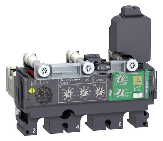 Auslösesystem 100A 3p verzög 40-100A