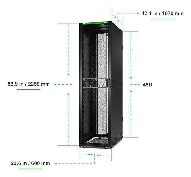 Netzwerkschrank ST 48HE pulverbesch B600xH2258xT1070mm IP20 m.Festrahm