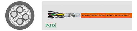 HELU TOPSERV 119 PVC (4G4+(2x1)+(2x1,5)) 