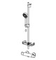 HANSA Brause-Thermostat HANSAMICRA AP, 3-strahlig, chrom