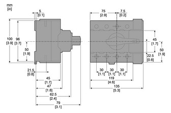 Hauptschalter 125A Compact 3p IP40 Einb Festeinbau