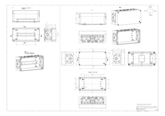 SPELS Leergehäuse IP65 mit        AKI1-T 