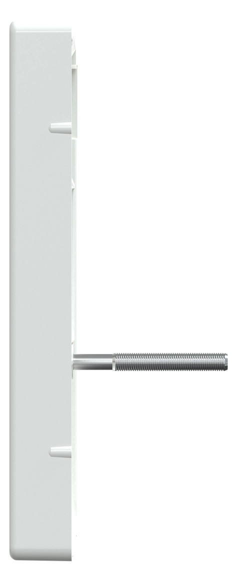 Zentralplatte TAE 3f System Design lows Schraubbef m.Beschr.Feld