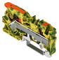 Schutzleiter-Reihenklemme 0,5-10qmm gn/ge 1Etage Hutschiene TH35