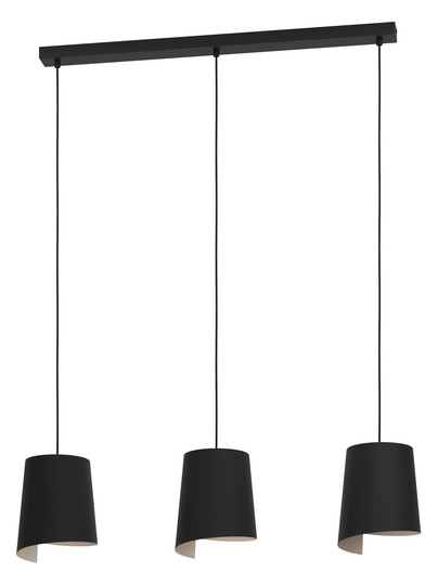 EGLO Hängeleuchte/3 E27 Schwarz/  900426 